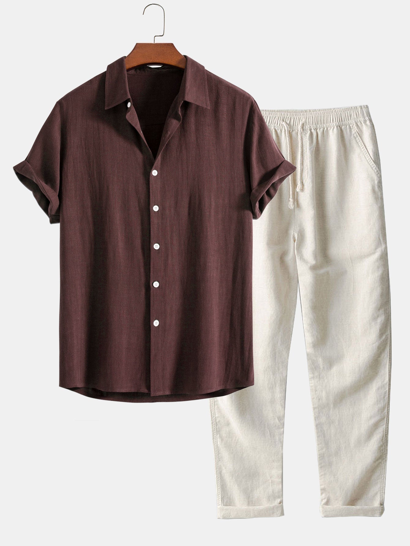 2-delige Chique Casual Linnen Set